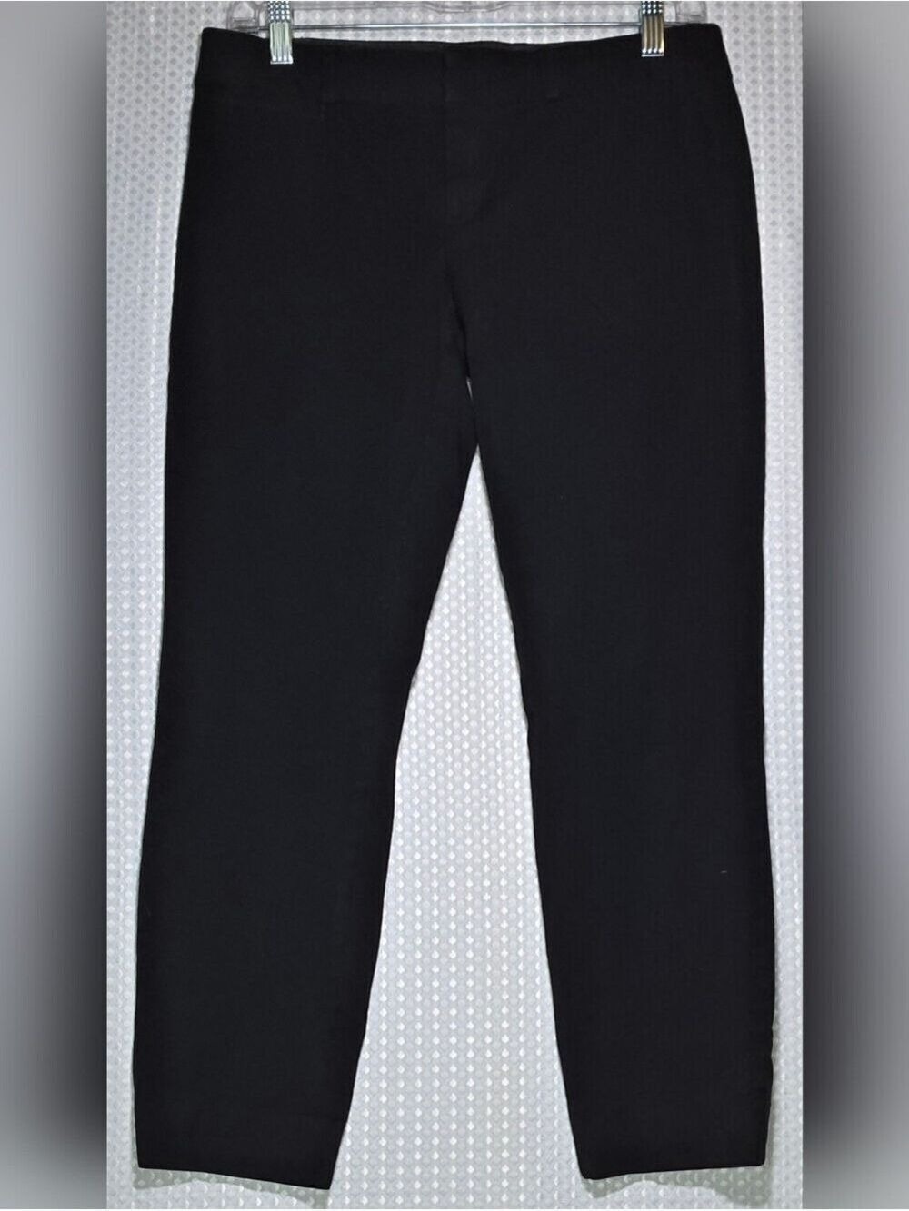 Banana Republic Sloan Fit Black Ankle Pants Size 6 Career Workwear - Picture 7 of 11